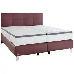 XXXLutz Boxspringbett 200/200 cm in Bordeaux Angebot