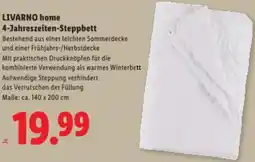 Lidl LIVARNO home 4-Jahreszeiten-Steppbett Angebot