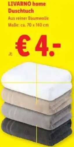 Lidl LIVARNO home Duschtuch Angebot