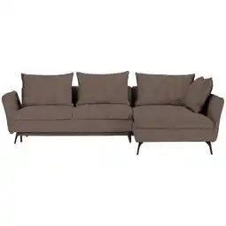 XXXLutz Ecksofa in Webstoff Braun Angebot