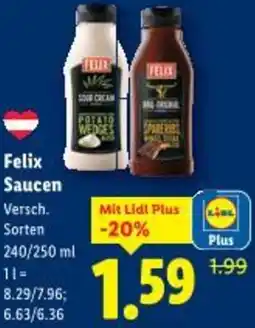 Lidl Felix Saucen Angebot