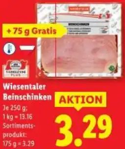 Lidl Wiesentaler Beinschinken Angebot