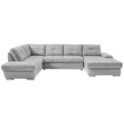 XXXLutz Ecksofa in Webstoff Grau Angebot