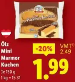Lidl Ölz Mini Marmor Kuchen Angebot