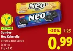 Lidl Sondey Neo Keksrolle Angebot