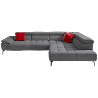 XXXLutz Ecksofa in Chenille Grau Angebot