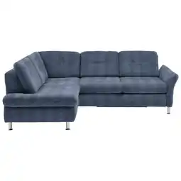XXXLutz Ecksofa in Webstoff Blau Angebot