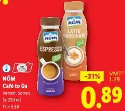 Lidl NÖM Café to Go Angebot