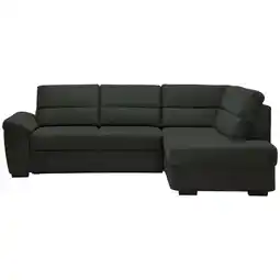 XXXLutz Ecksofa in Flachgewebe Anthrazit Angebot