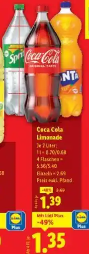 Lidl Coca Cola Limonade Angebot