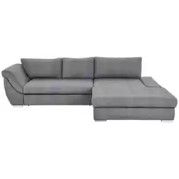 XXXLutz Ecksofa in Flachgewebe Grau Angebot