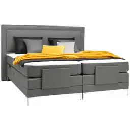 XXXLutz Boxspringbett 180/200 cm in Grau Angebot