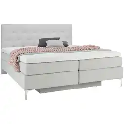 XXXLutz Boxspringbett 160/200 cm in Hellgrau Angebot