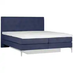 XXXLutz Boxspringbett 180/200 cm in Blau Angebot
