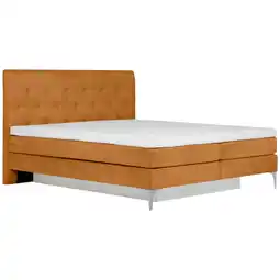 XXXLutz Boxspringbett 180/200 cm in Currygelb Angebot