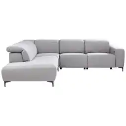 XXXLutz Ecksofa in Flachgewebe Grau Angebot