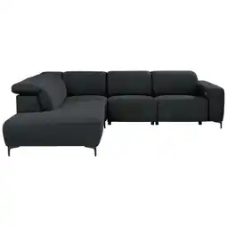 XXXLutz Ecksofa in Flachgewebe Anthrazit Angebot