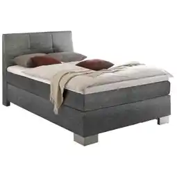 XXXLutz Boxspringbett 140/200 cm in Anthrazit Angebot