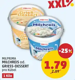 PENNY Milprima milchreis od. griess-dessert Angebot