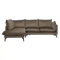 XXXLutz Ecksofa in Samt Braun Angebot