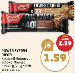 PENNY Power system riegel Angebot