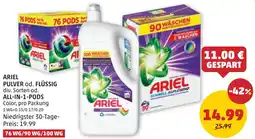 PENNY Ariel pulver od. flüssig od. all-in-1-pods Angebot