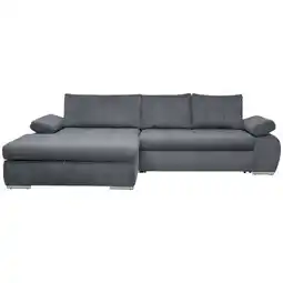 XXXLutz Ecksofa in Flachgewebe Grau Angebot