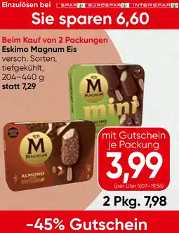 Spar Eskimo Magnum Eis Angebot