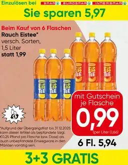 Spar Rauch Eistee Angebot