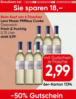 Spar Lenz Moser Pfiffikus Cuvée Angebot