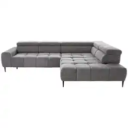 XXXLutz Ecksofa in Webstoff Grau Angebot