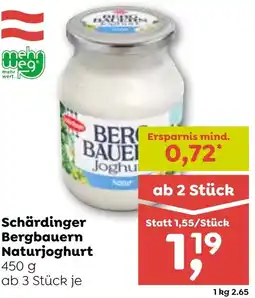 ADEG Schärdinger Bergbauern Naturjoghurt Angebot