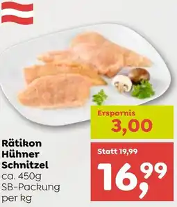 ADEG Rätikon Hühner Schnitzel Angebot