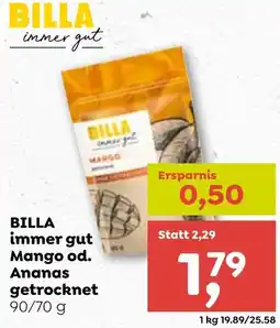 ADEG BILLA immer gut Mango od. Ananas getrockne Angebot