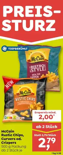 ADEG McCain Rustic Chips, Curvers od. Crispers Angebot