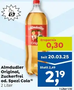 ADEG Almdudler Original, Zuckerfrei od. Spezi Cola Angebot