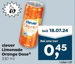 ADEG clever Limonade Orange Dose Angebot