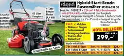 Norma scheppach Hybrid Start Benzin Rasenmäher Angebot