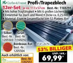 Norma Garten & Freizeit Profi Trapezblech Angebot