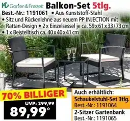 Norma Garten & Freizeit: Balkon-Set Angebot