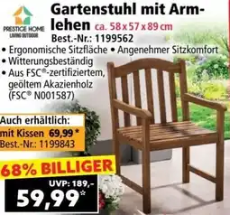 Norma Gartenstuhl mit Armlehen Angebot