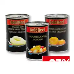 5 Fruchtcocktail, Birnen oder Aprikosenhälften versch. Sorten Unimarkt