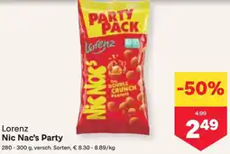 MPreis Lorenz Nic Nac's Party Angebot