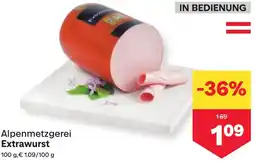 MPreis Alpenmetzgerei Extrawurst Angebot