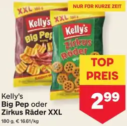 MPreis Kelly's Big Pep oder Zirkus Räder XXL Angebot