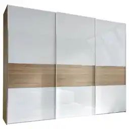 XXXLutz Schwebetürenschrank in Weiß, Eichefarben Angebot