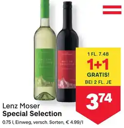 MPreis Lenz Moser Special Selection Angebot