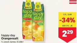 MPreis happy day Orangensaft Angebot