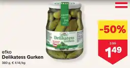 MPreis efko Delikatess Gurken Angebot