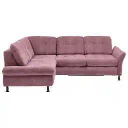 XXXLutz Ecksofa in Webstoff Rot Angebot